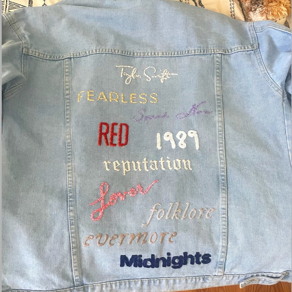 Taylor Swift Embroidered Album Jacket
